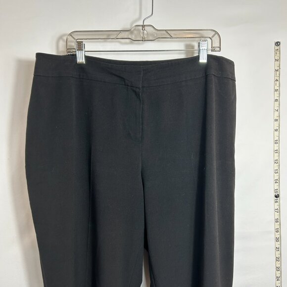 Nine West The Modern black plus size straight-leg dress slacks 16W - Picture 2 of 7